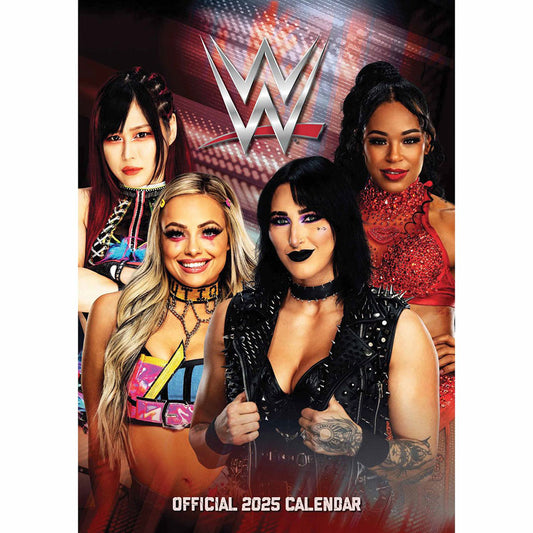 Official WWE Women A3 Calendar 2025