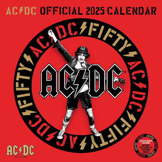 Official AC/DC Square Calendar 2025