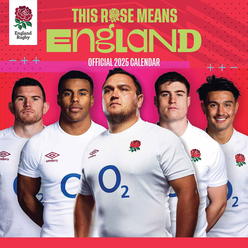 Official England RFU Square Calendar 2025