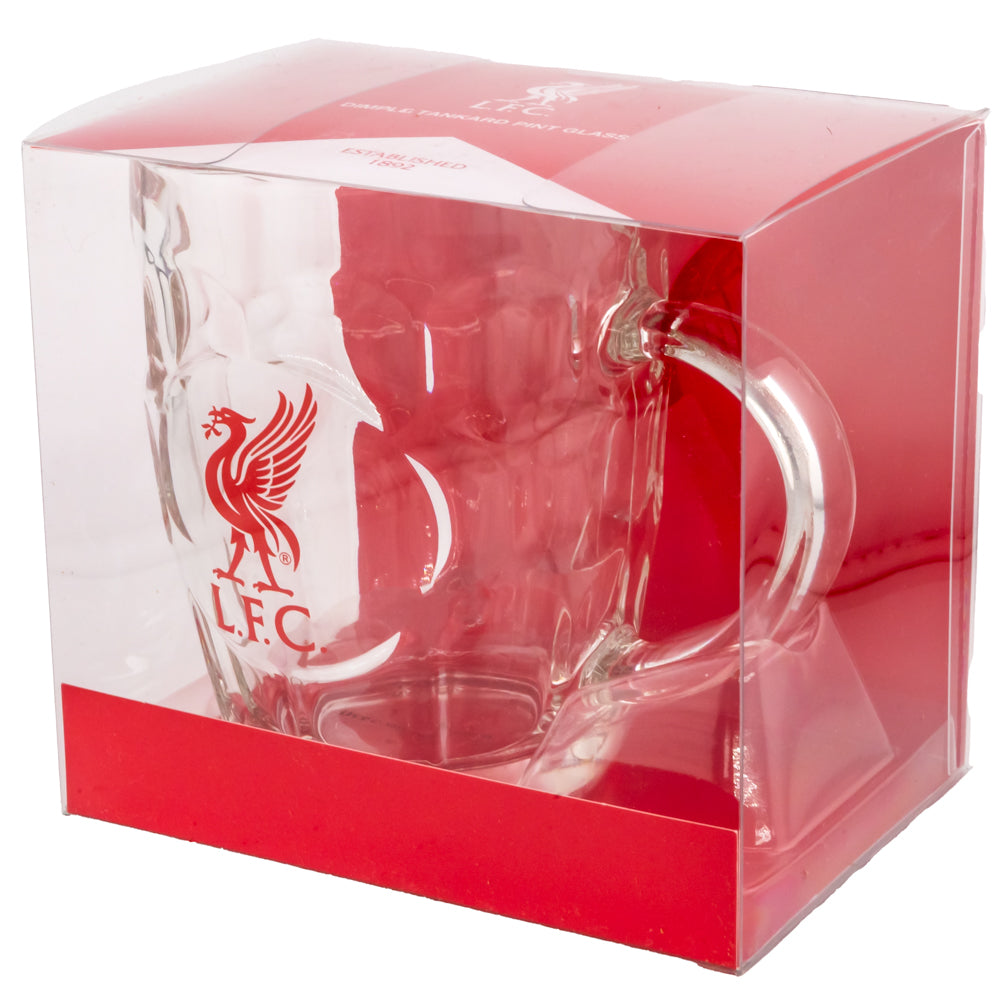 Official Liverpool FC Dimple Glass Tankard