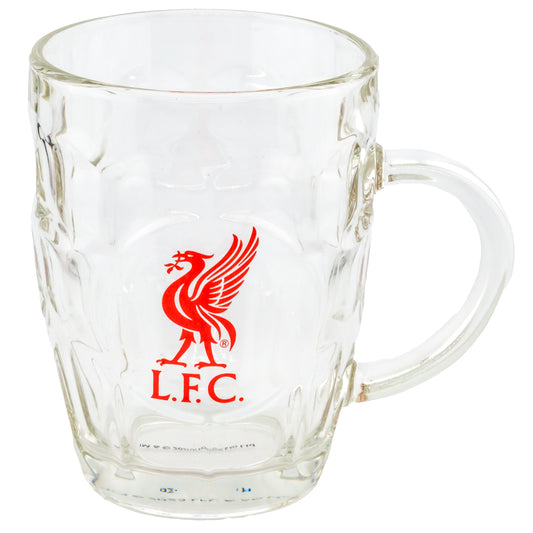 Official Liverpool FC Dimple Glass Tankard