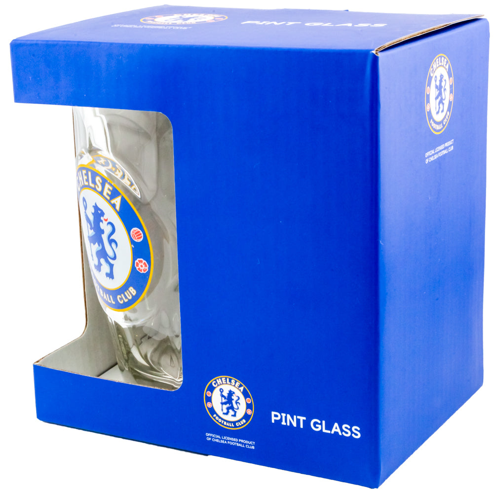 Official Chelsea FC Dimple Glass Tankard