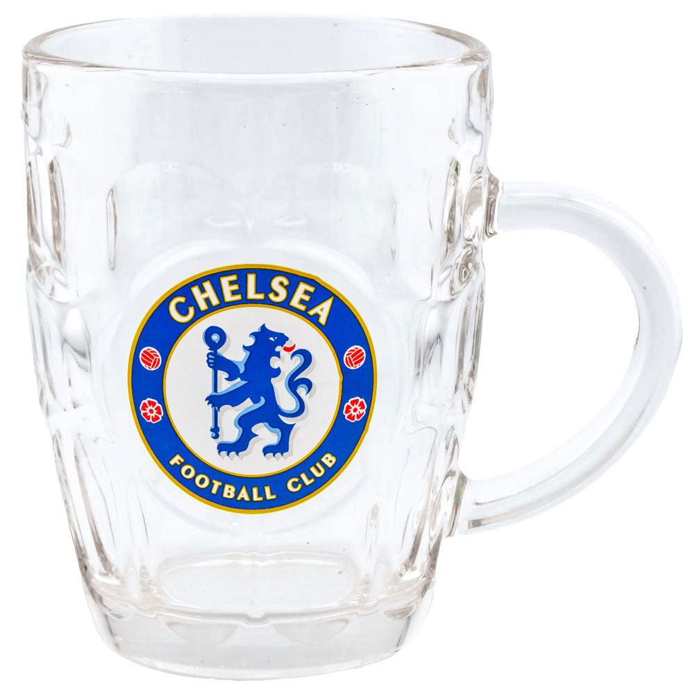 Official Chelsea FC Dimple Glass Tankard