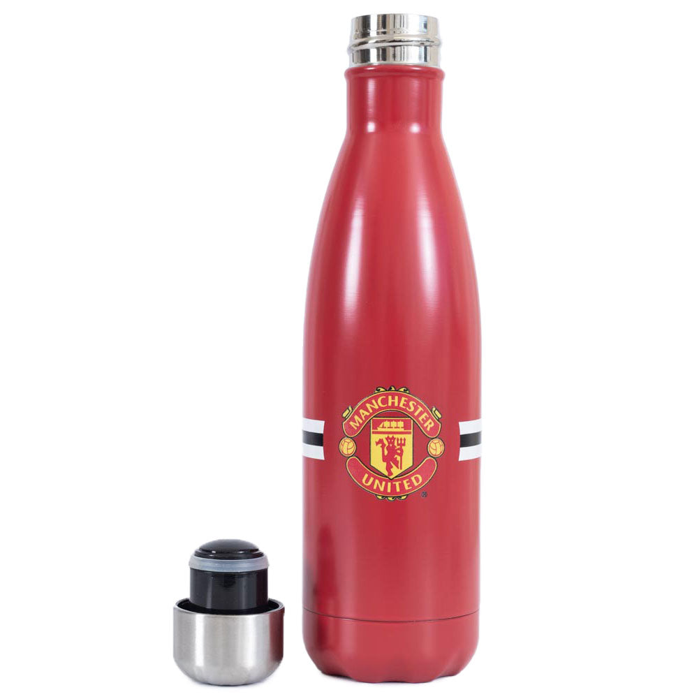 Official Manchester United FC Core Stripe Thermal Flask