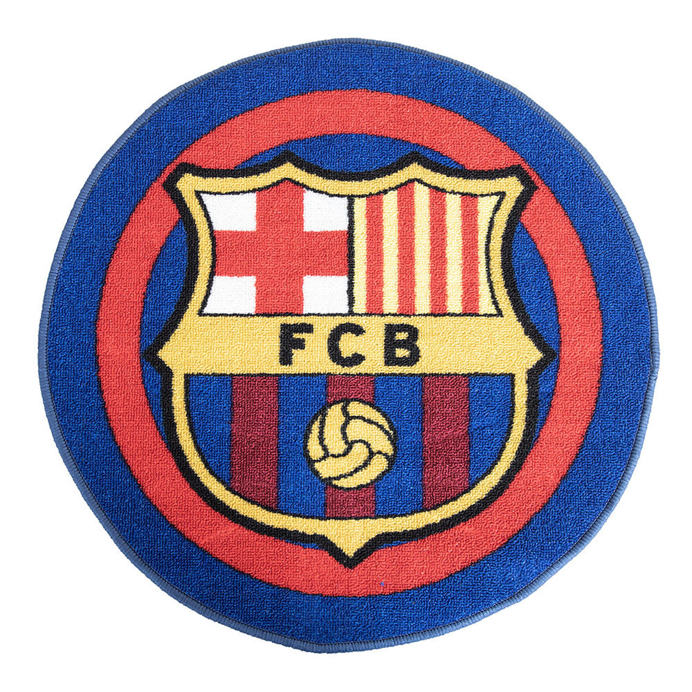 Official FC Barcelona Circle Rug