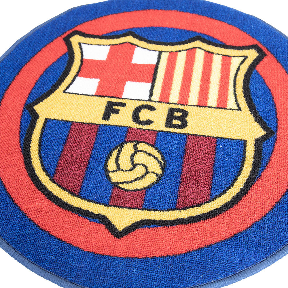 Official FC Barcelona Circle Rug