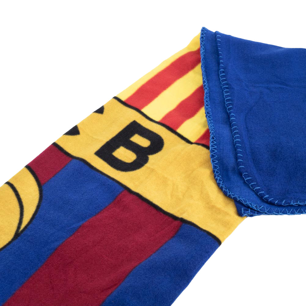 Official FC Barcelona Logo Fleece Blanket