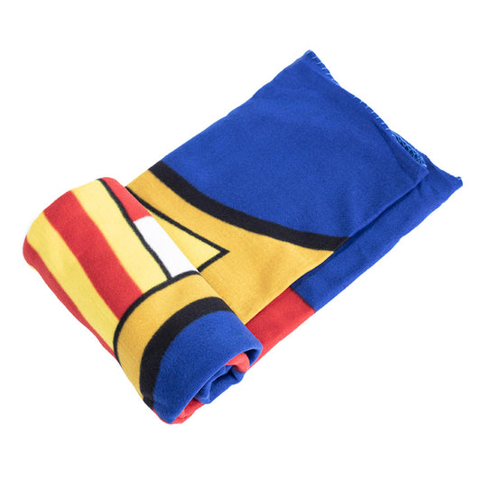 Official FC Barcelona Logo Fleece Blanket