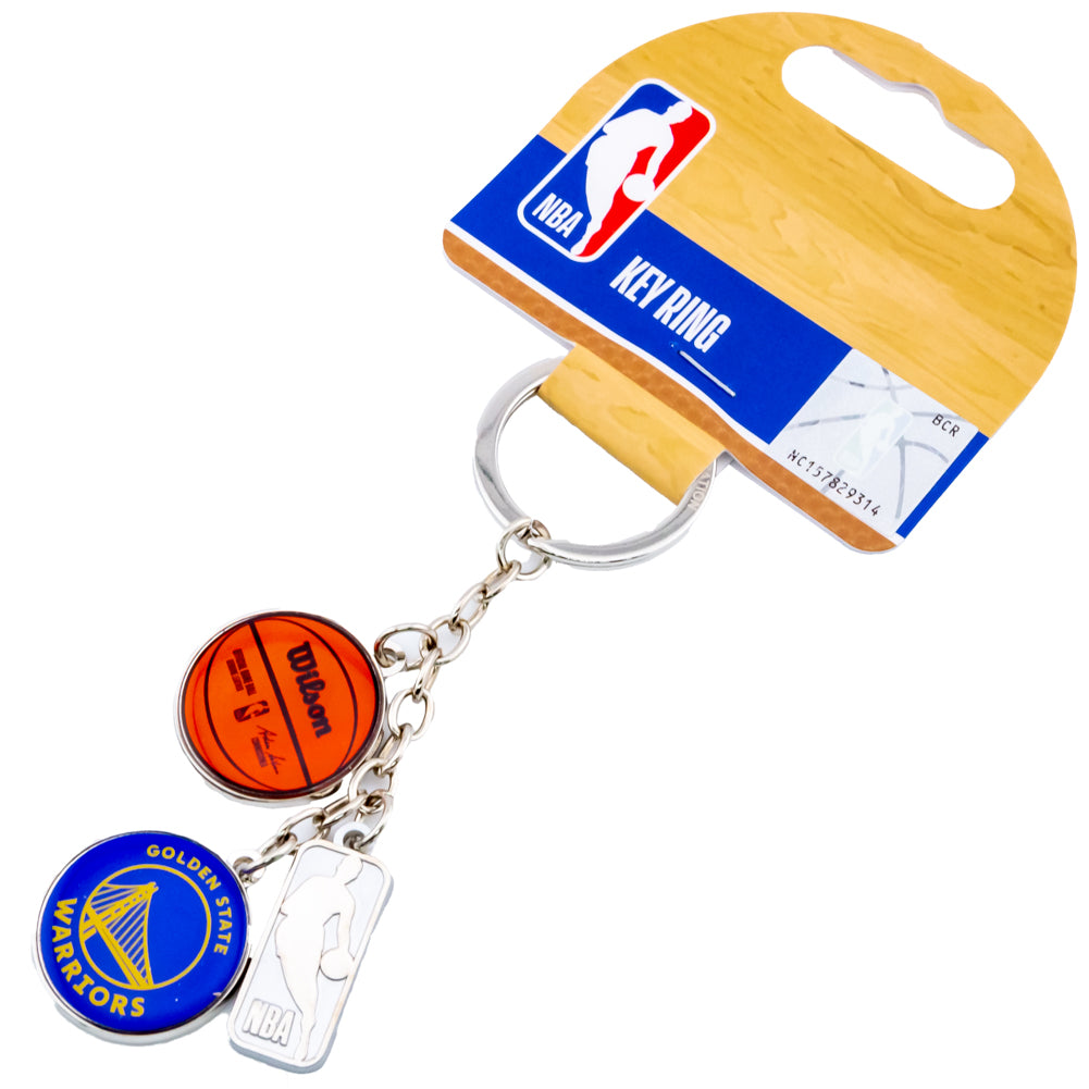 Official Golden State Warriors Charm Keyring