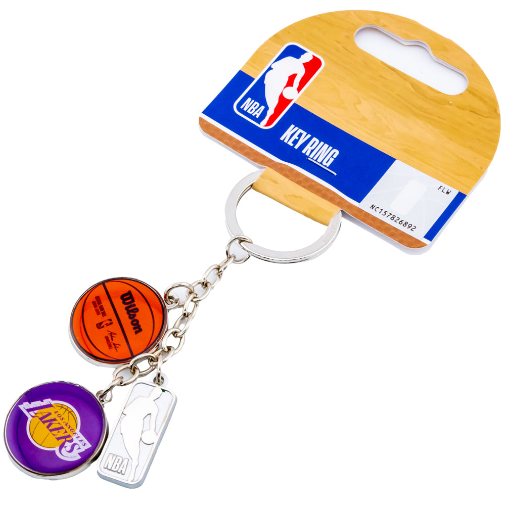 Official Los Angeles Lakers Charm Keyring