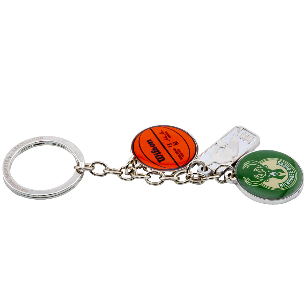 Official Milwaukee Bucks Charm Keyring