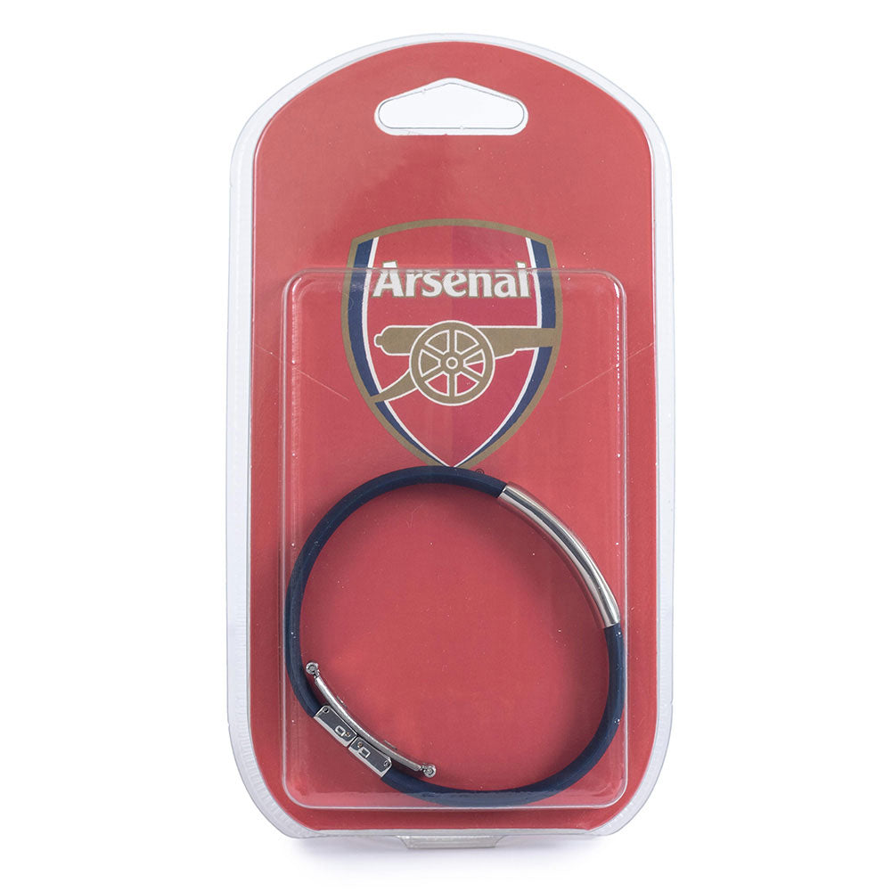 Official Arsenal FC Navy Silicone Bracelet