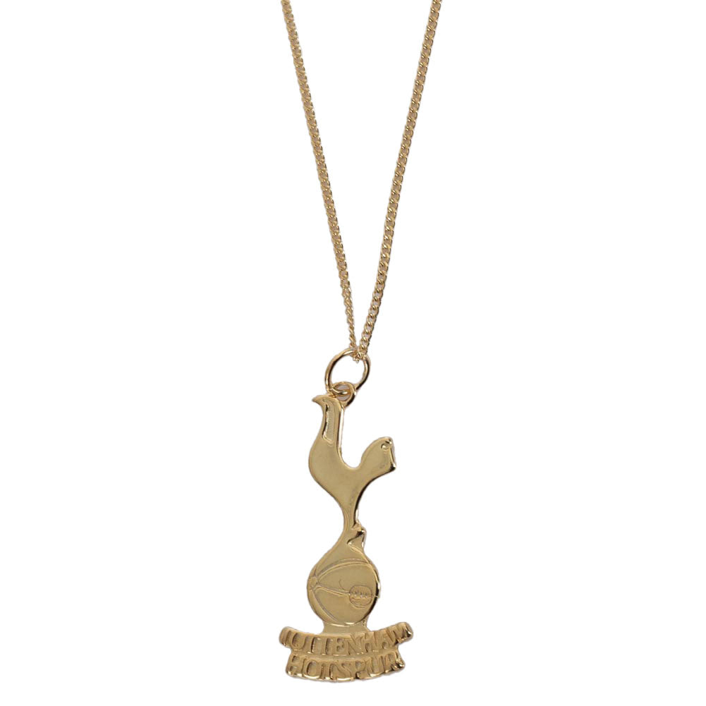 Official Tottenham Hotspur FC 18ct Gold Plated on Silver Pendant & Chain