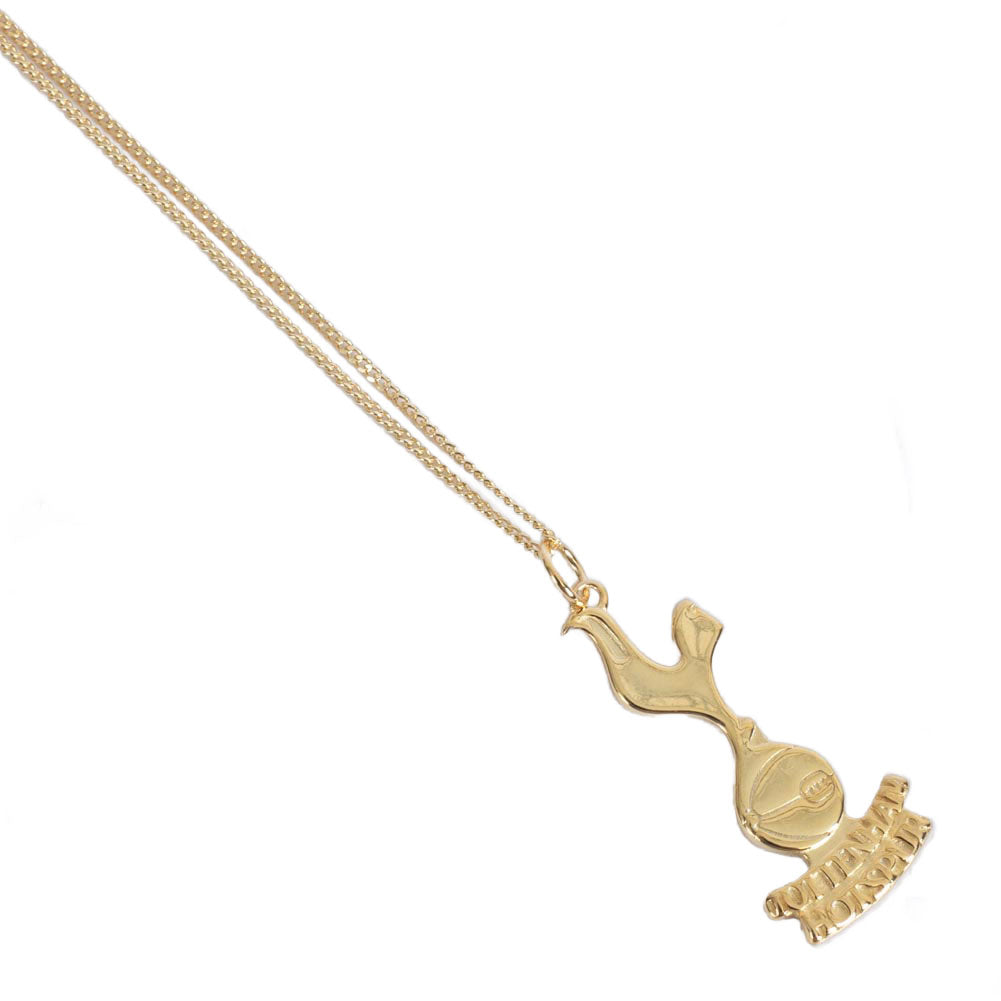 Official Tottenham Hotspur FC 18ct Gold Plated on Silver Pendant & Chain