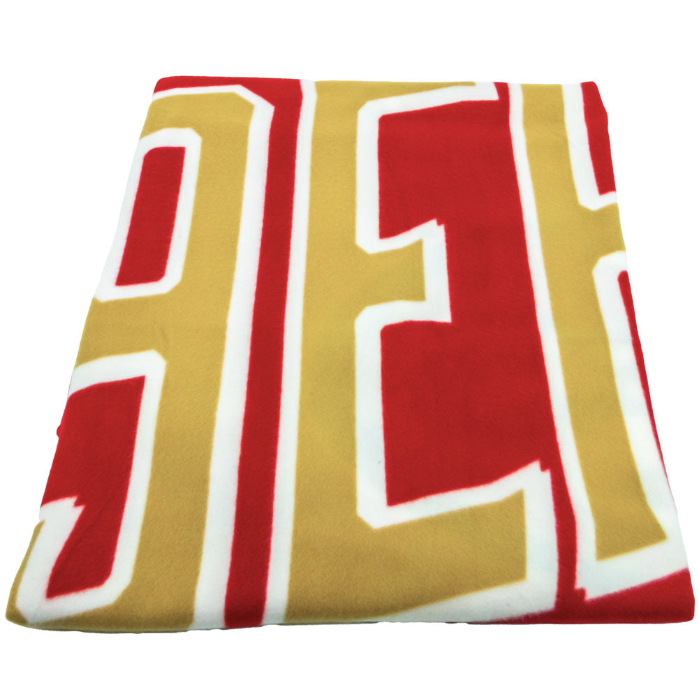 Official San Francisco 49ers Fleece Blanket