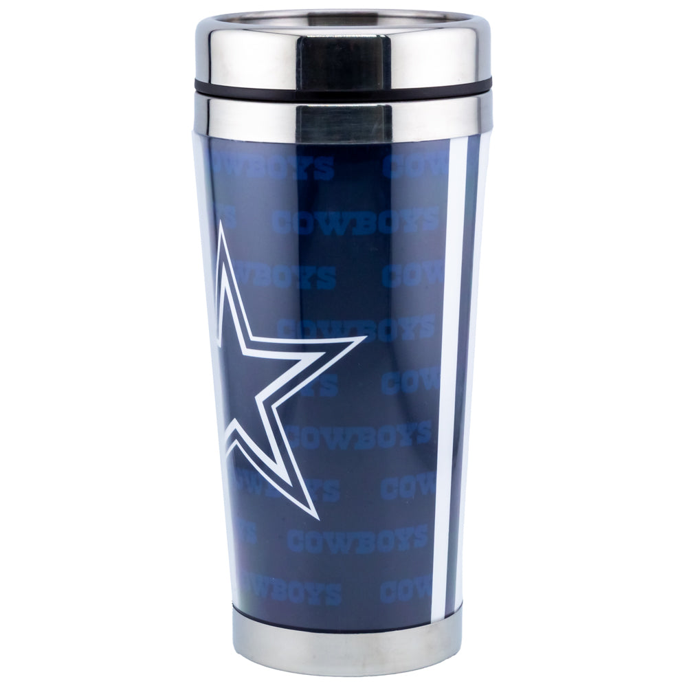 Official Dallas Cowboys Full Wrap Travel Mug