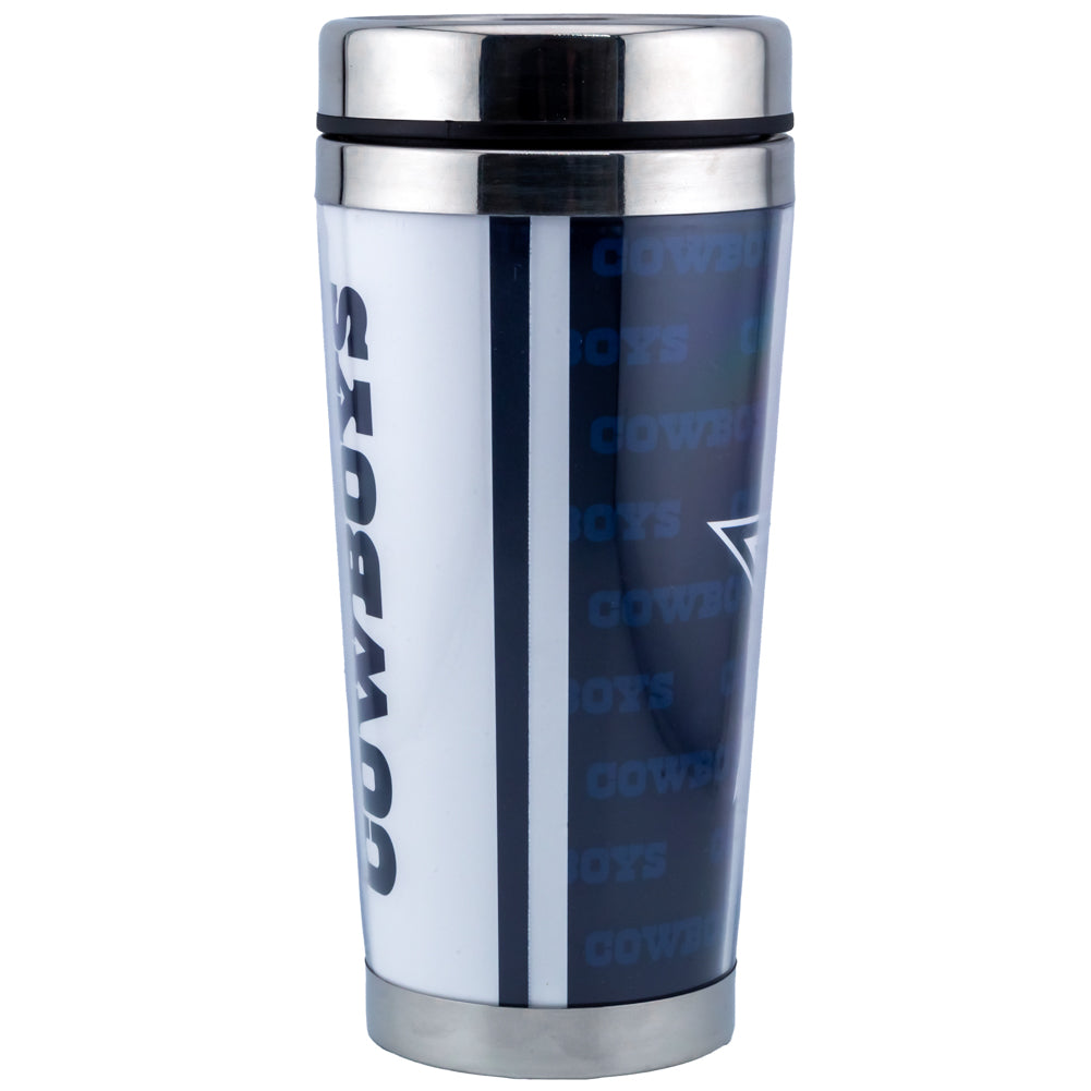 Official Dallas Cowboys Full Wrap Travel Mug