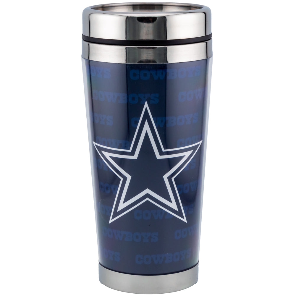 Official Dallas Cowboys Full Wrap Travel Mug