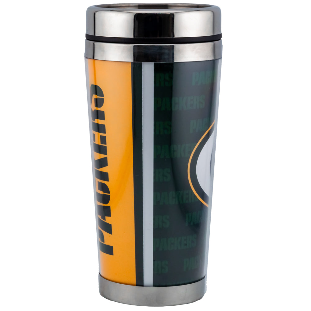 Official Green Bay Packers Full Wrap Travel Mug