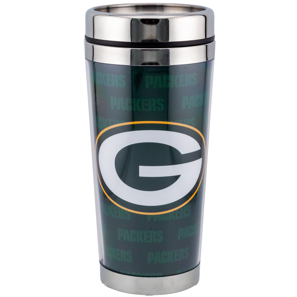 Official Green Bay Packers Full Wrap Travel Mug