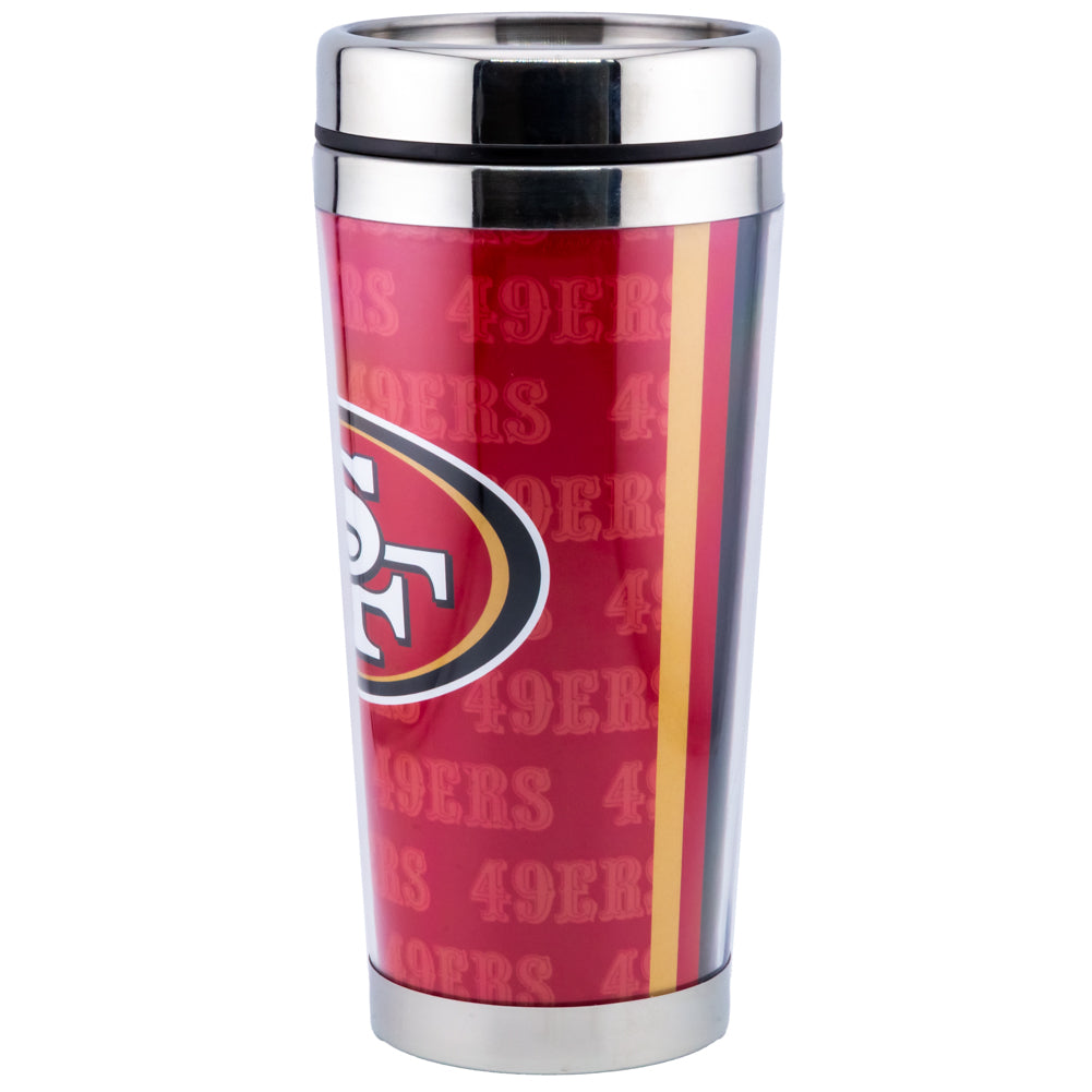 Official San Francisco 49ers Full Wrap Travel Mug