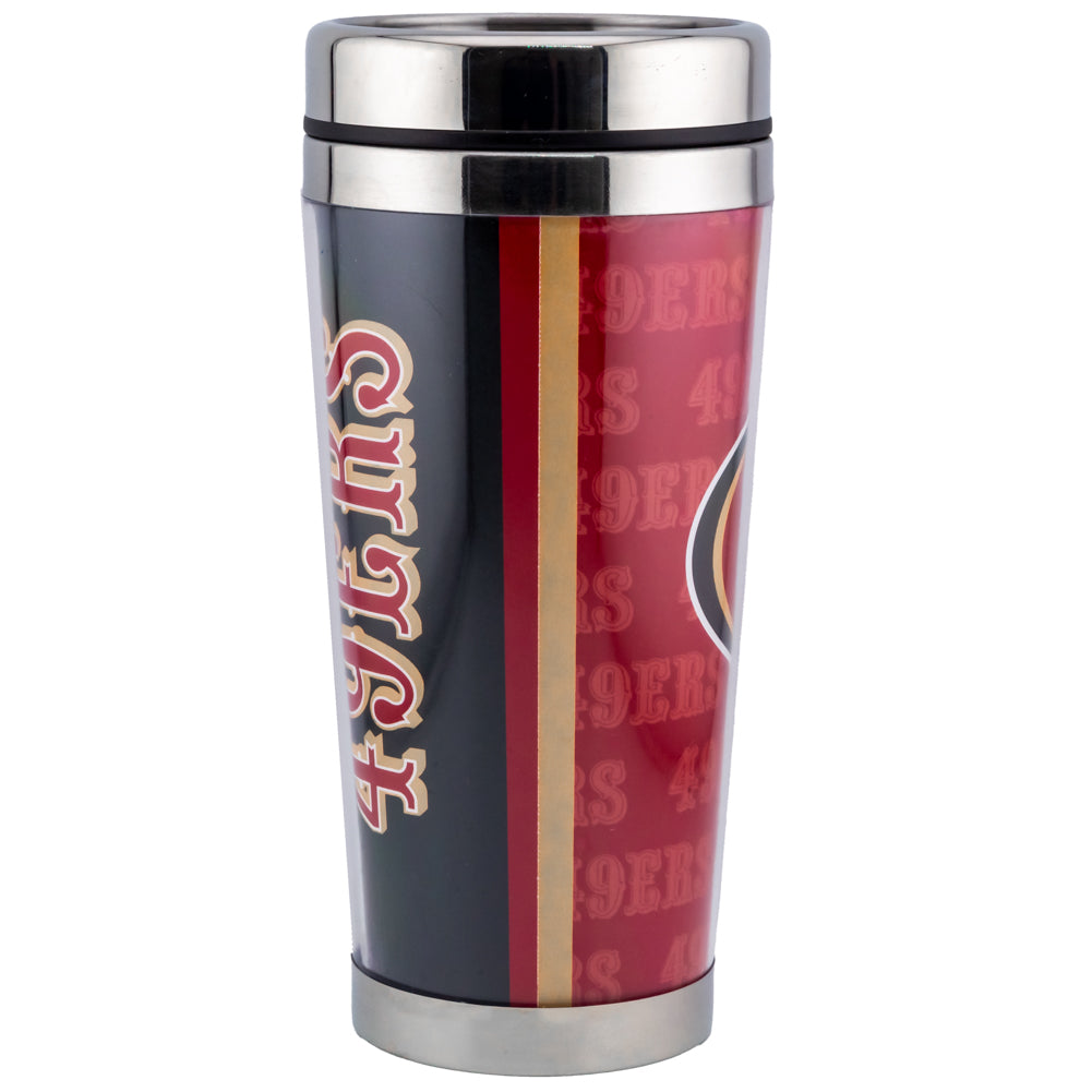 Official San Francisco 49ers Full Wrap Travel Mug