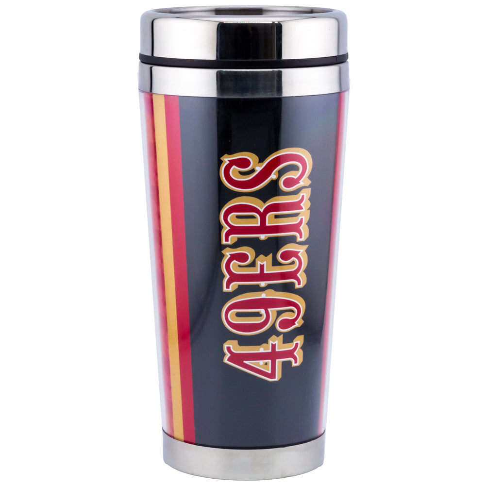 Official San Francisco 49ers Full Wrap Travel Mug