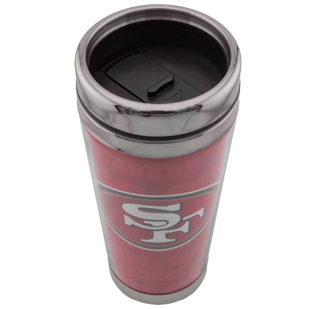 Official San Francisco 49ers Full Wrap Travel Mug