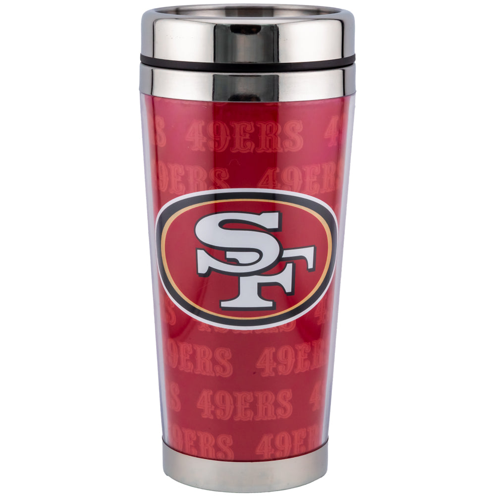 Official San Francisco 49ers Full Wrap Travel Mug