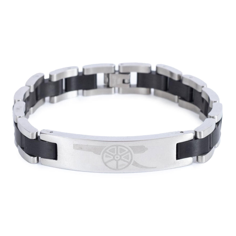 Official Arsenal FC Black Inlay Bracelet