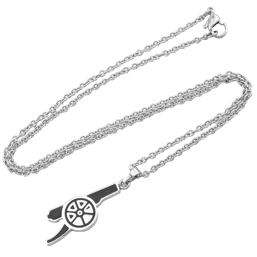 Official Arsenal FC Colour Cannon Pendant & Chain