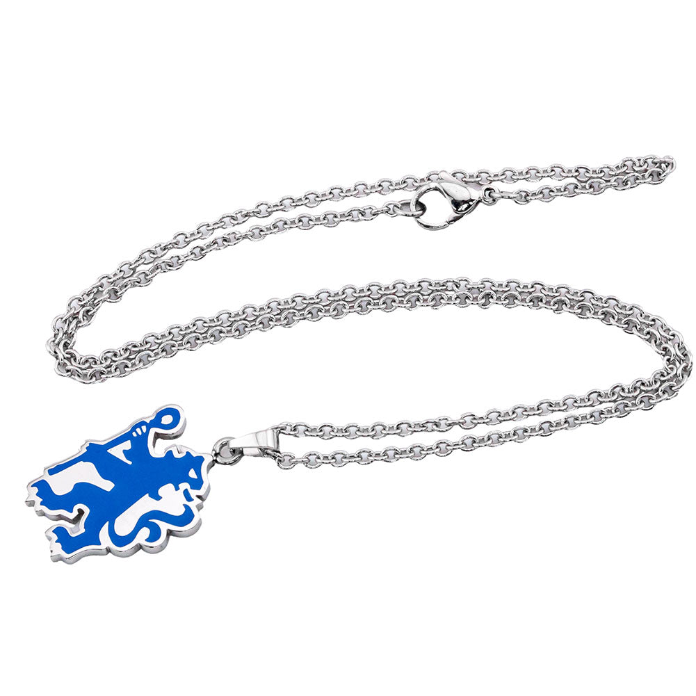 Official Chelsea FC Colour Lion Pendant & Chain