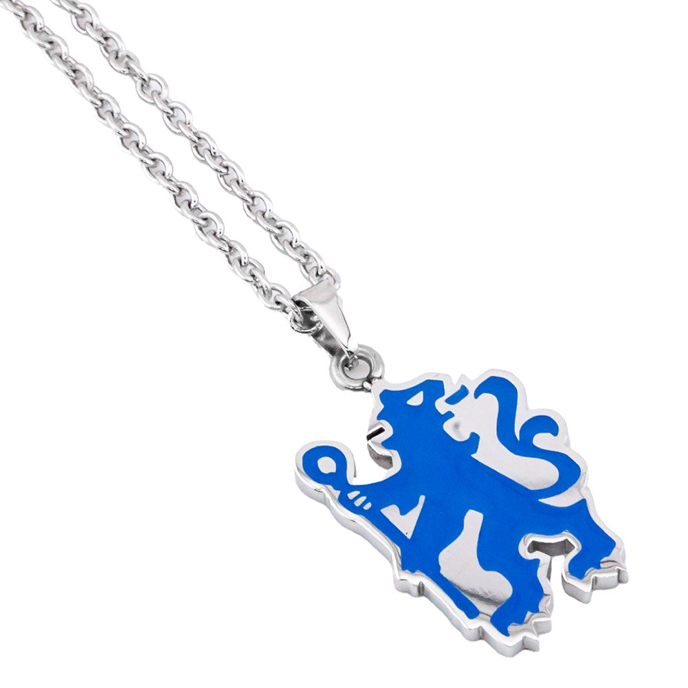 Official Chelsea FC Colour Lion Pendant & Chain