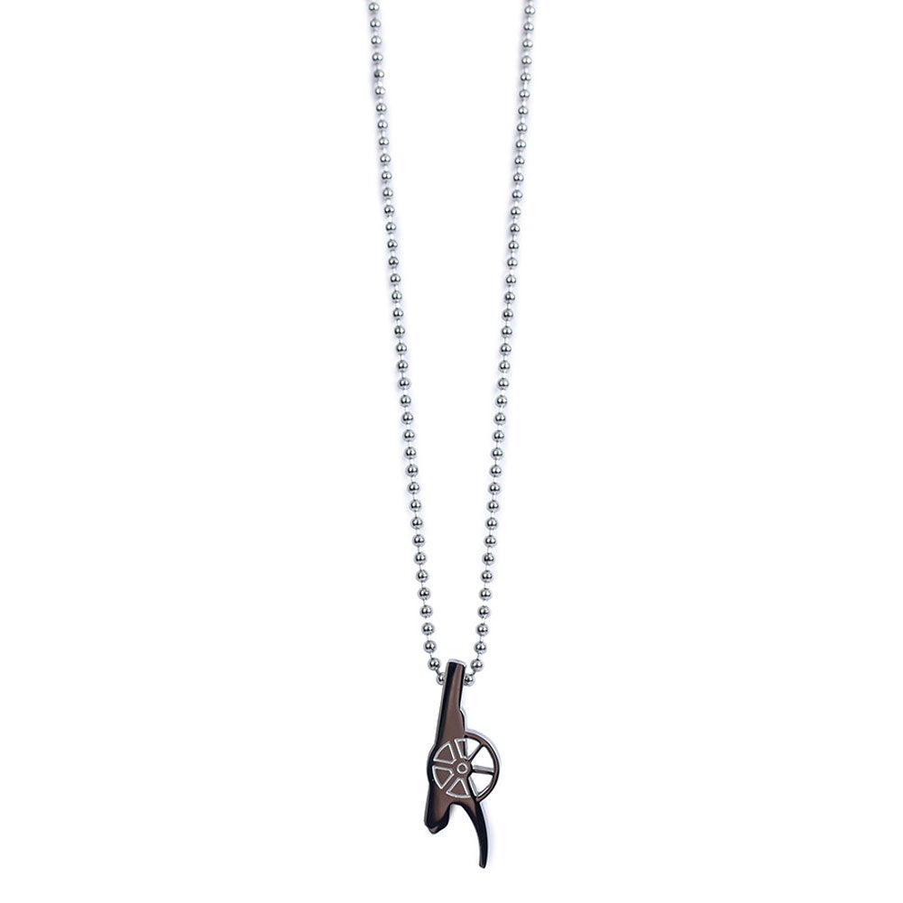 Official Arsenal FC Stainless Steel Cannon Pendant & Chain