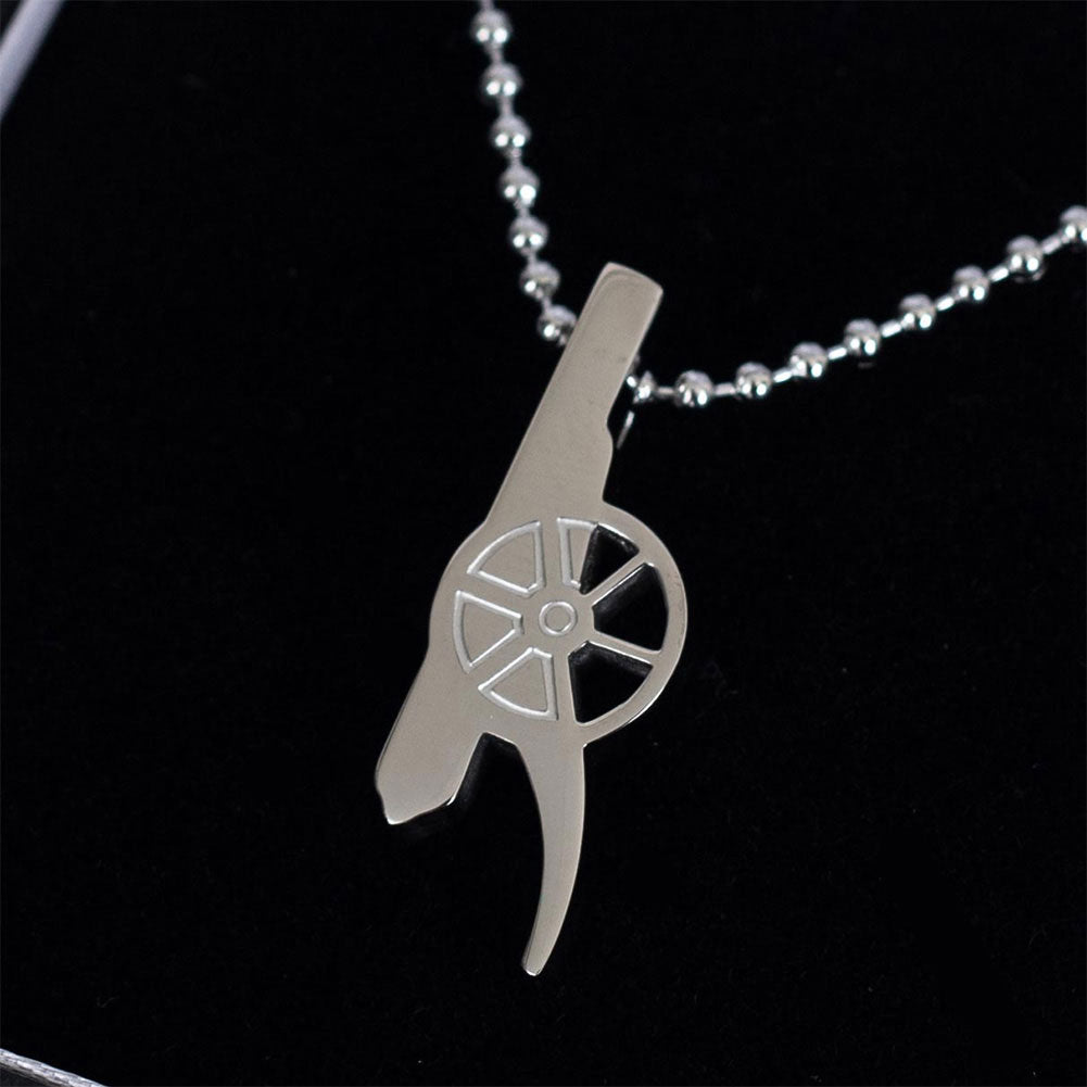 Official Arsenal FC Stainless Steel Cannon Pendant & Chain