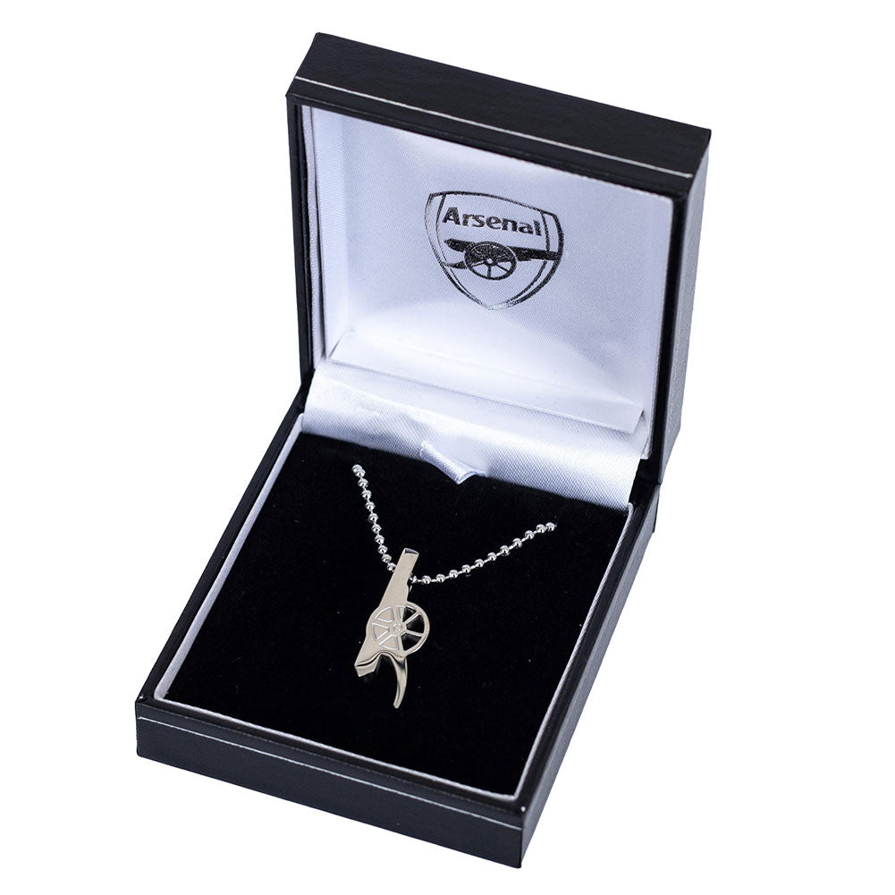 Official Arsenal FC Stainless Steel Cannon Pendant & Chain