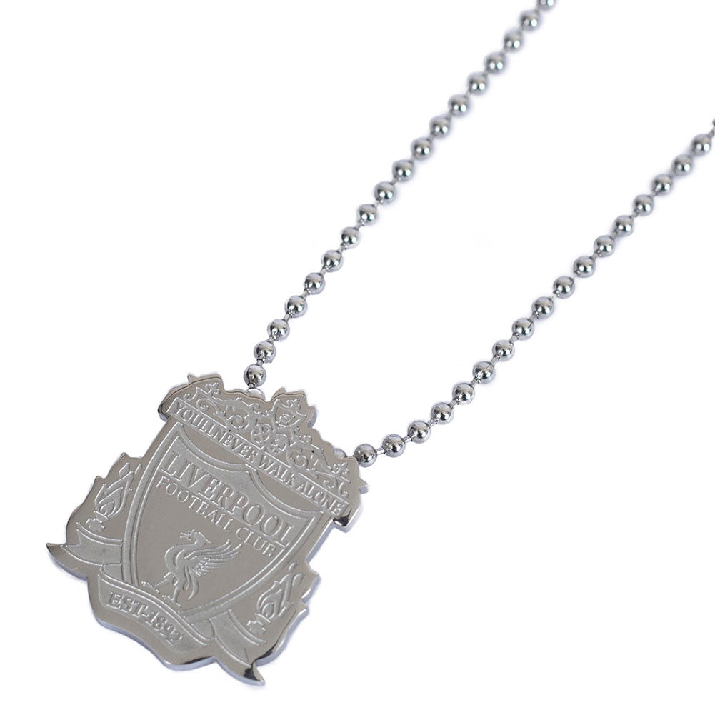 Official Liverpool FC Stainless Steel Large Pendant & Chain