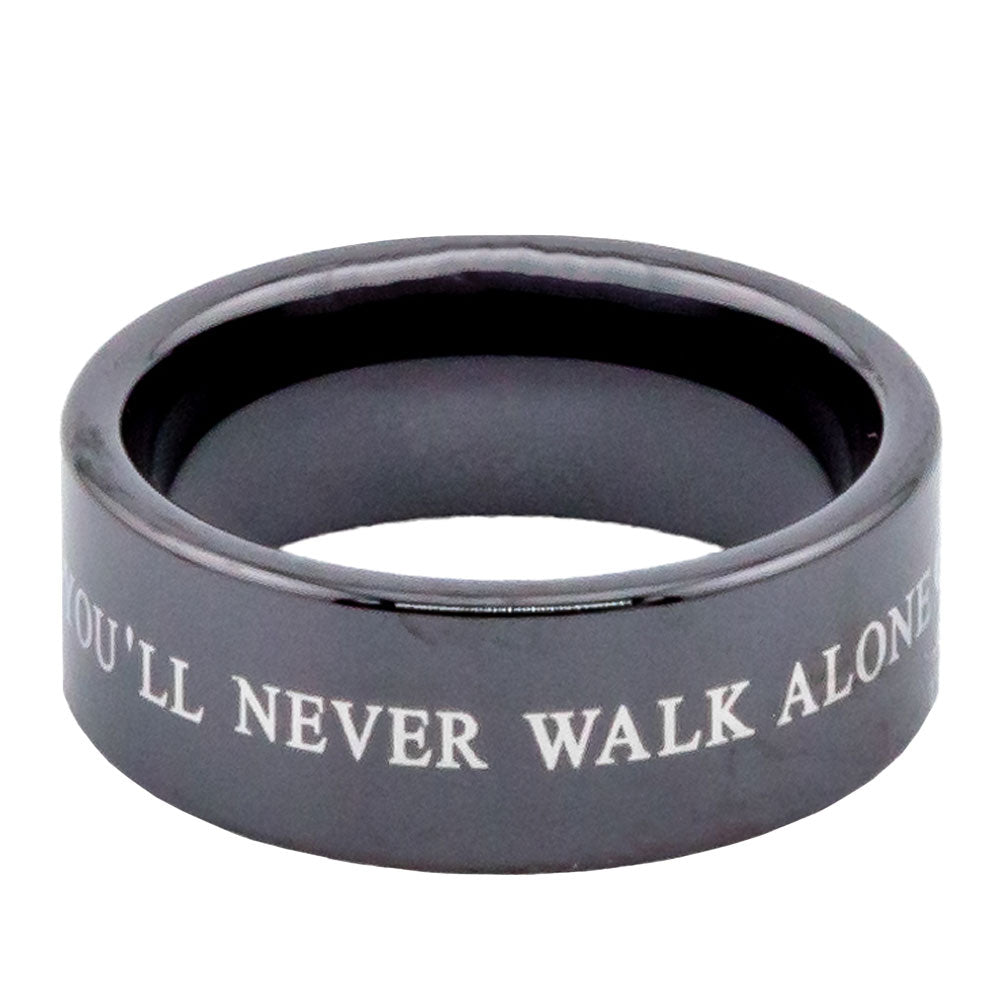 Official Liverpool FC Black Ceramic Ring Small