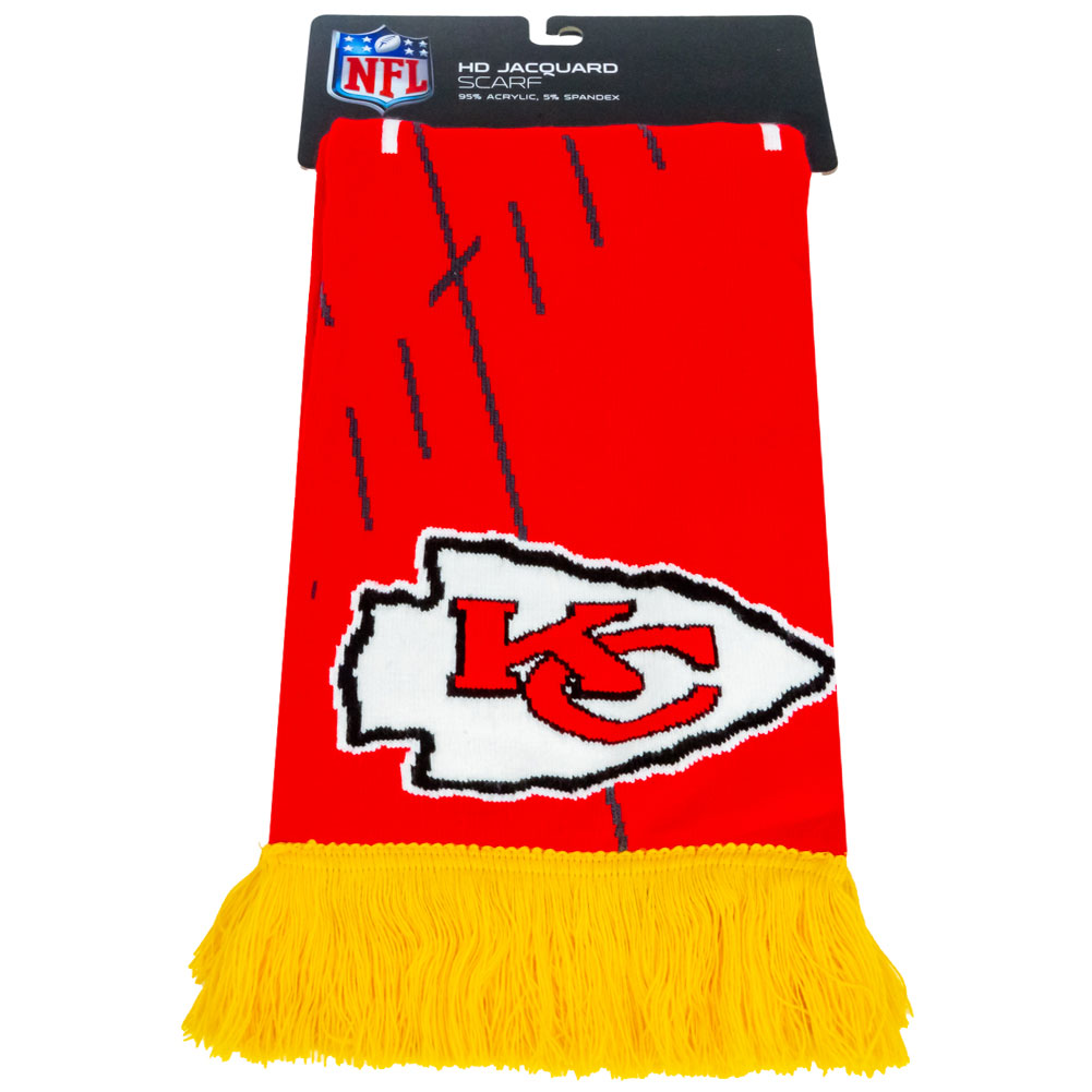 Official Kansas City Chiefs HD Jacquard Scarf