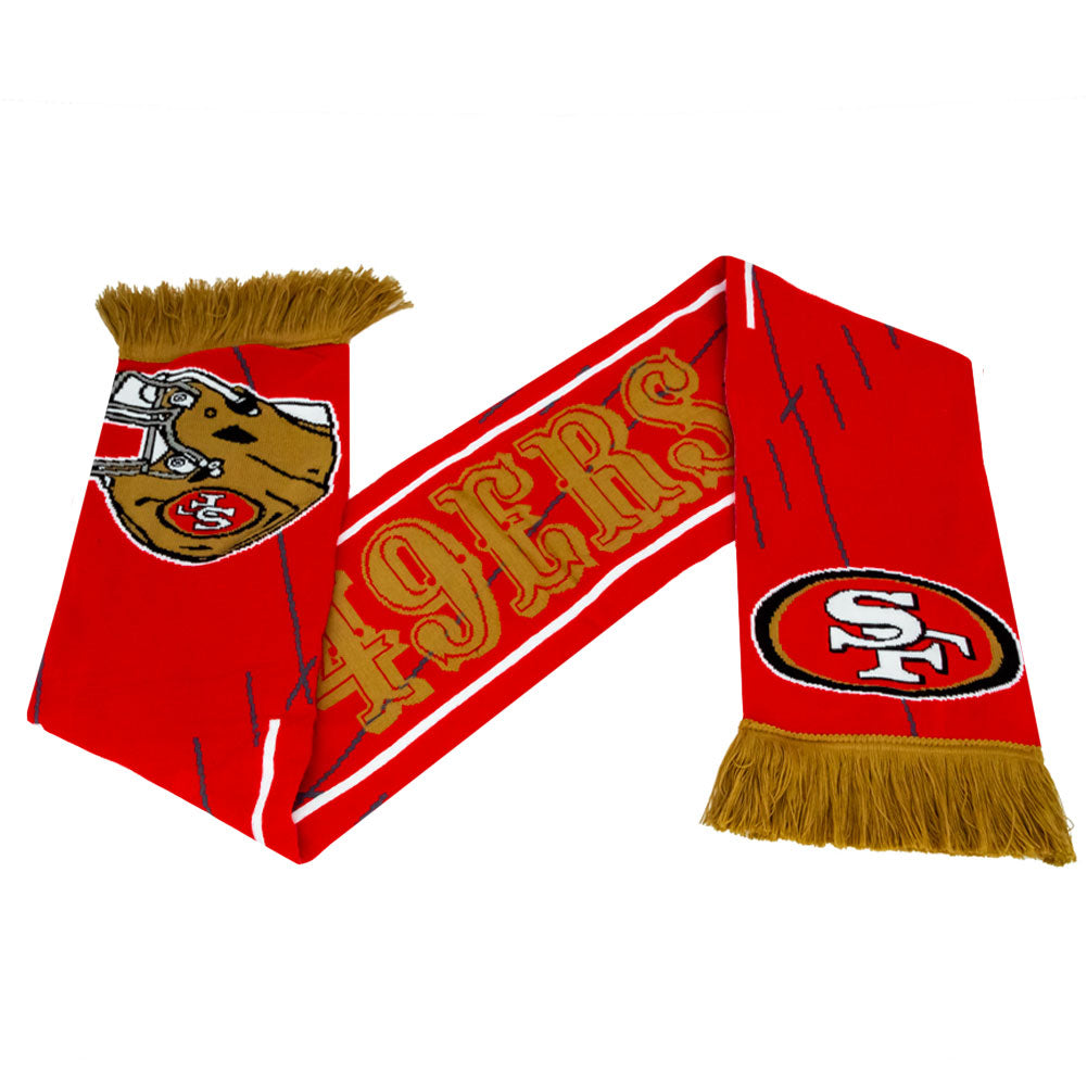 Official San Francisco 49ers HD Jacquard Scarf