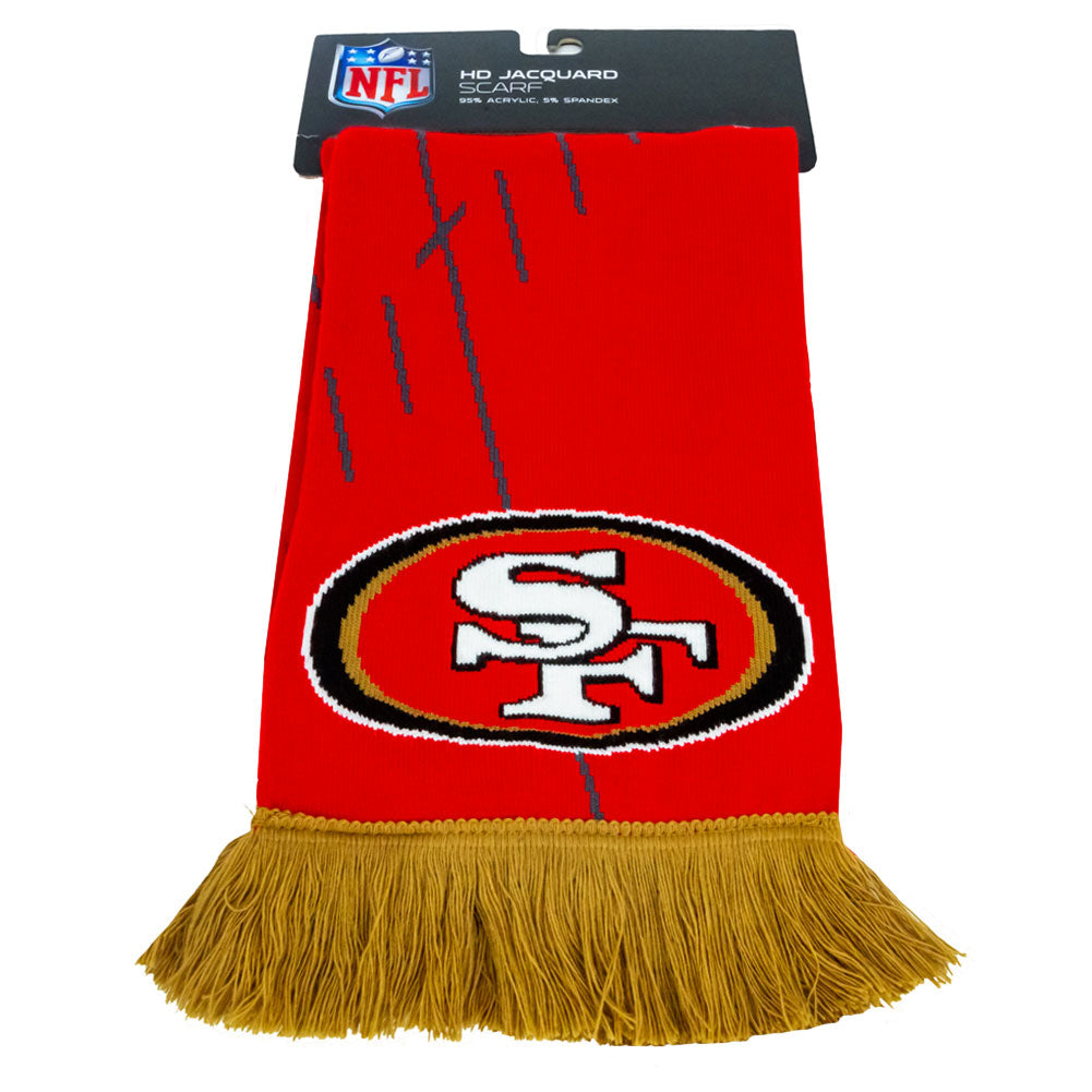 Official San Francisco 49ers HD Jacquard Scarf