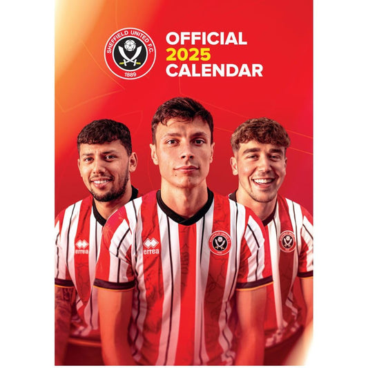 Official Sheffield United FC A3 Calendar 2025