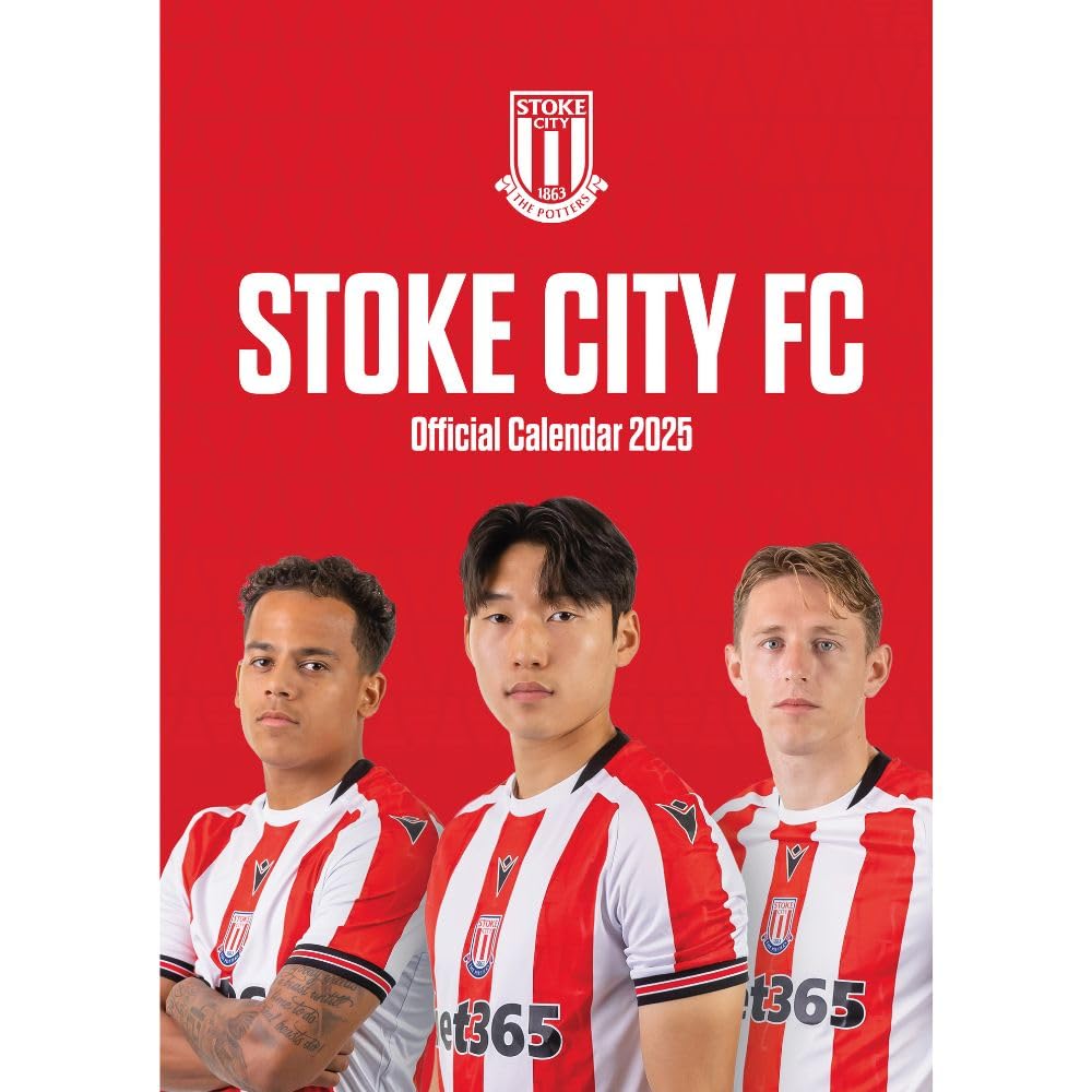 Official Stoke City FC A3 Calendar 2025