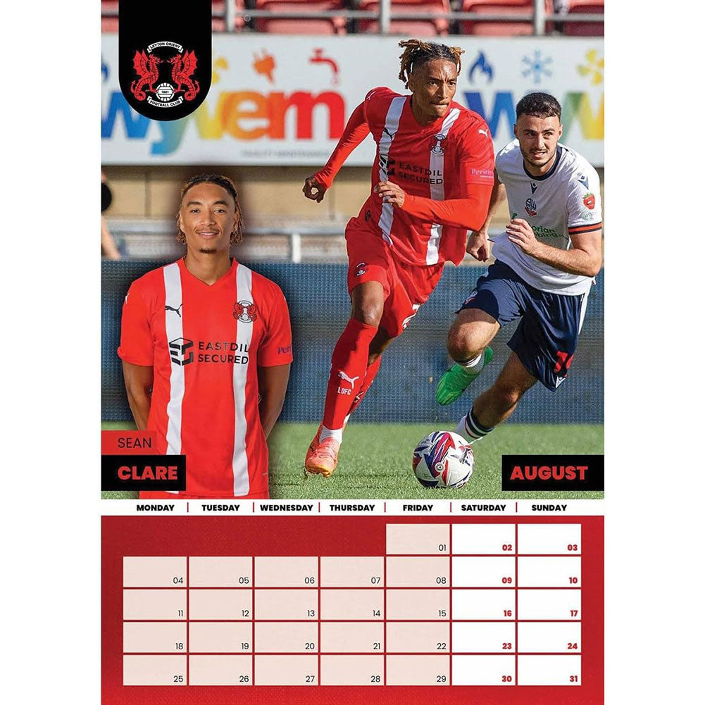 Official Leyton Orient FC A3 Calendar 2025