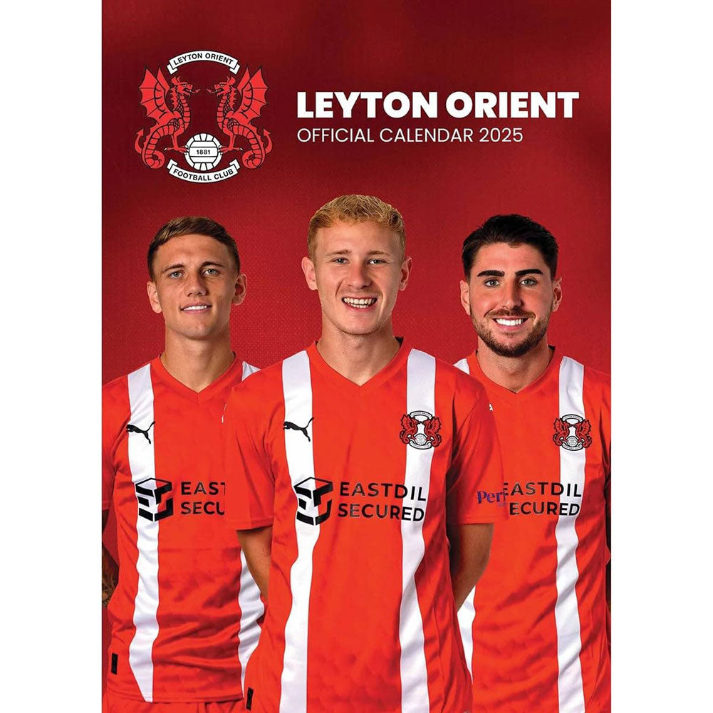 Official Leyton Orient FC A3 Calendar 2025