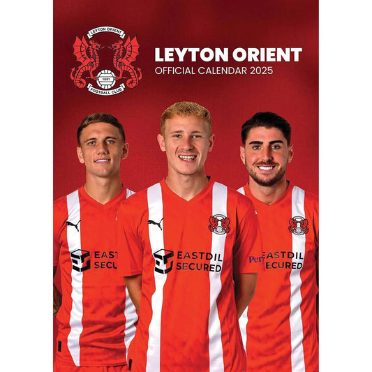 Official Leyton Orient FC A3 Calendar 2025