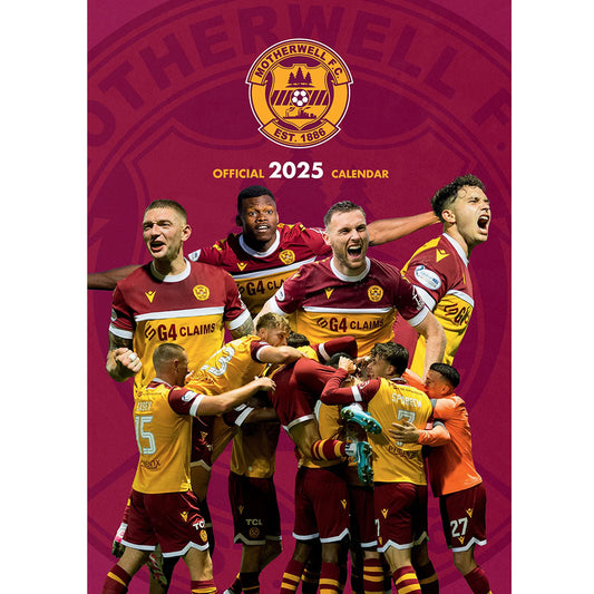 Official Motherwell FC A3 Calendar 2025