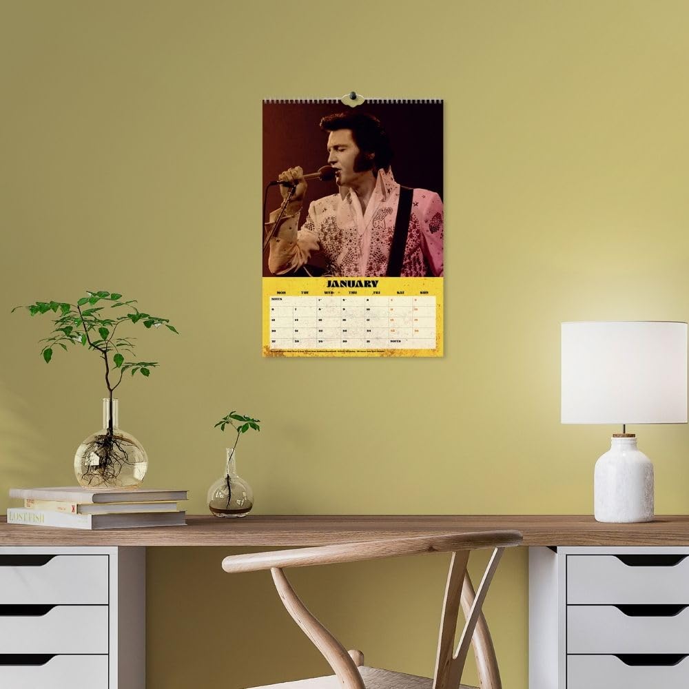 Official Elvis Presley A3 Calendar 2025