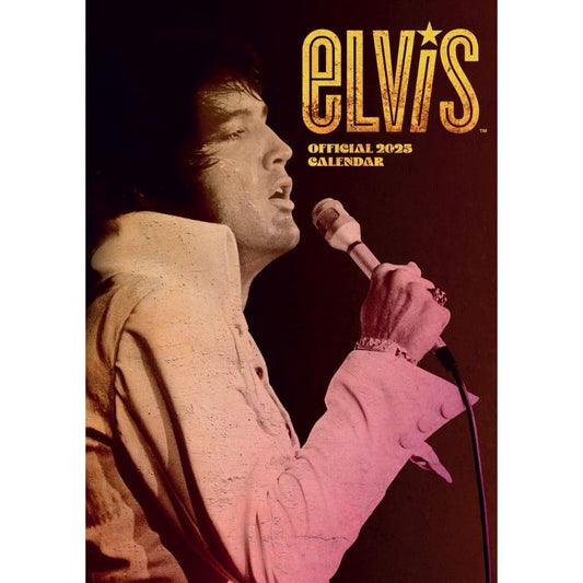 Official Elvis Presley A3 Calendar 2025