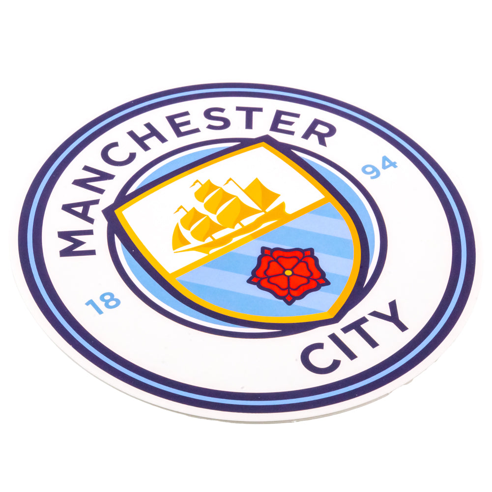 Official Manchester City FC Crest Car Sticker